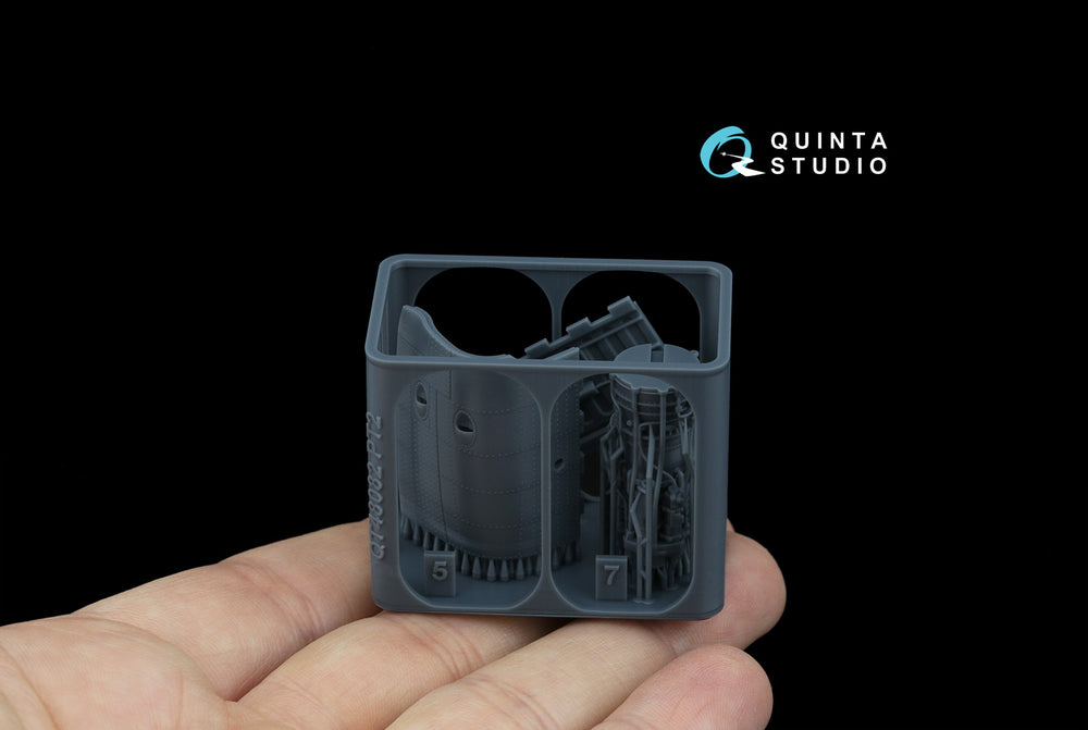 Quinta Studio QT48082 1:48 Kamov Ka-52/Ka-52M Engine with bay & cover, starboard