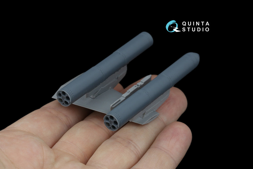 Quinta Studio QT48088 1:48 B-13L5 rocket pods, 2 pcs