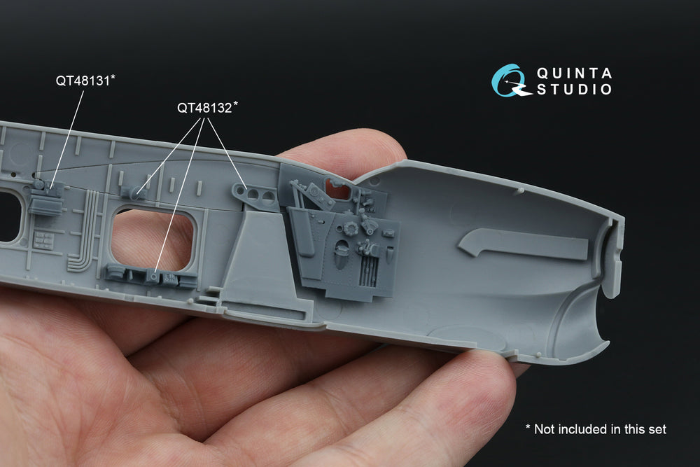 Quinta Studio QT48130 1:48 Fairey Barracuda Mk.II Pilot's Cockpit