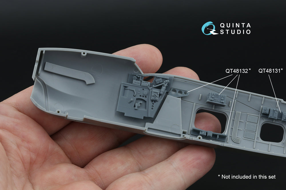 Quinta Studio QT48130 1:48 Fairey Barracuda Mk.II Pilot's Cockpit