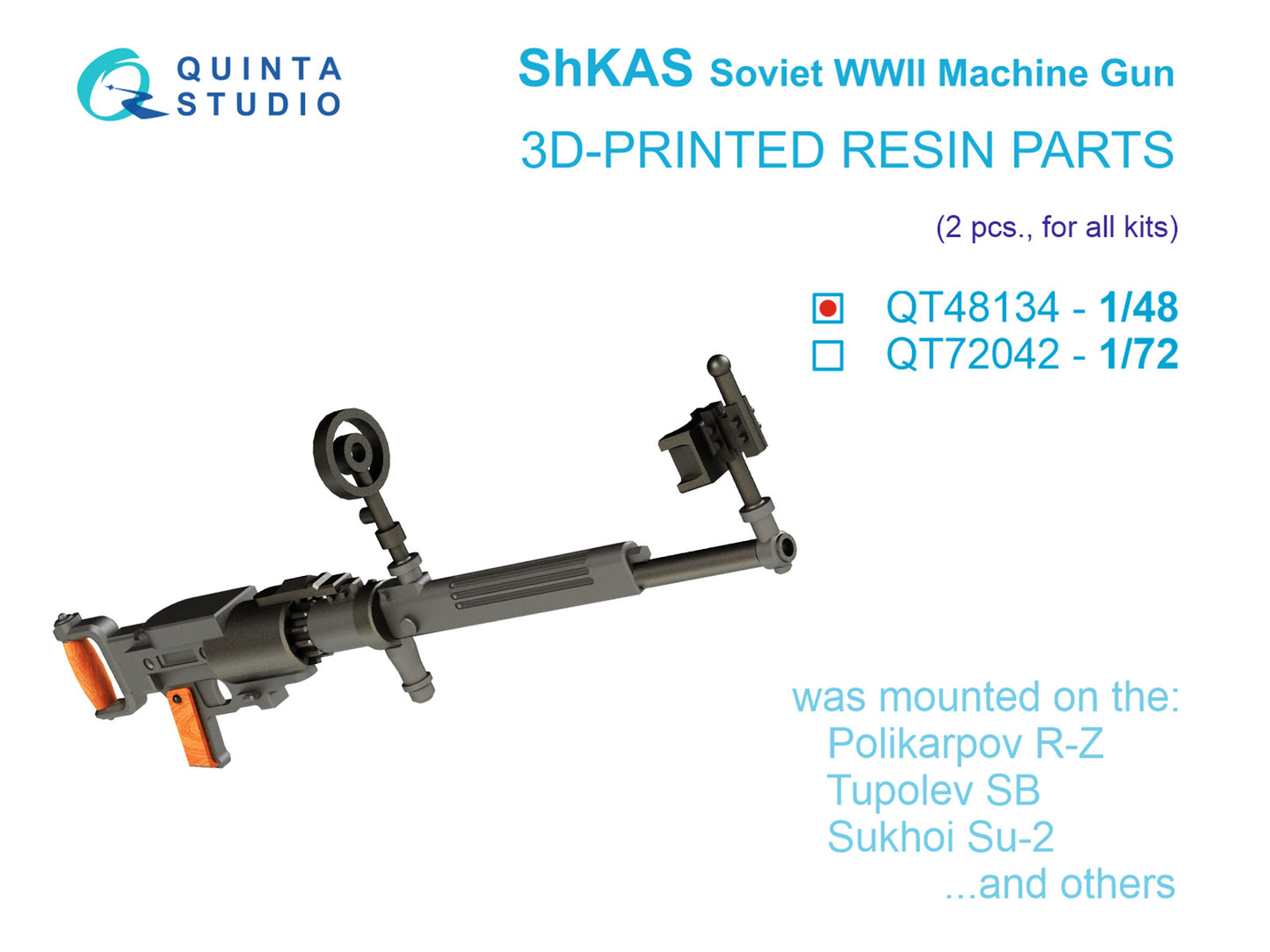 Quinta Studio QT48134 1:48 ShKAS Machine Gun