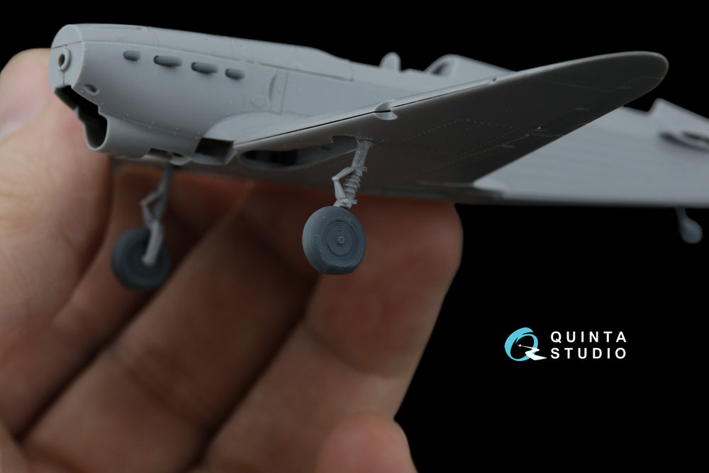 Quinta Studio QT72012 1:72 Yakovlev Yak-1/Yak-3 Weighted wheels