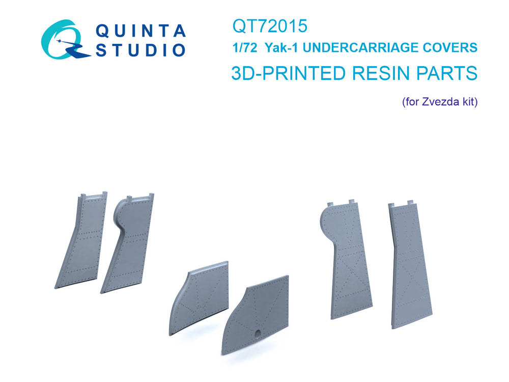 Quinta Studio QT72015 1:72 Yakovlev Yak-1 Undercarriage covers