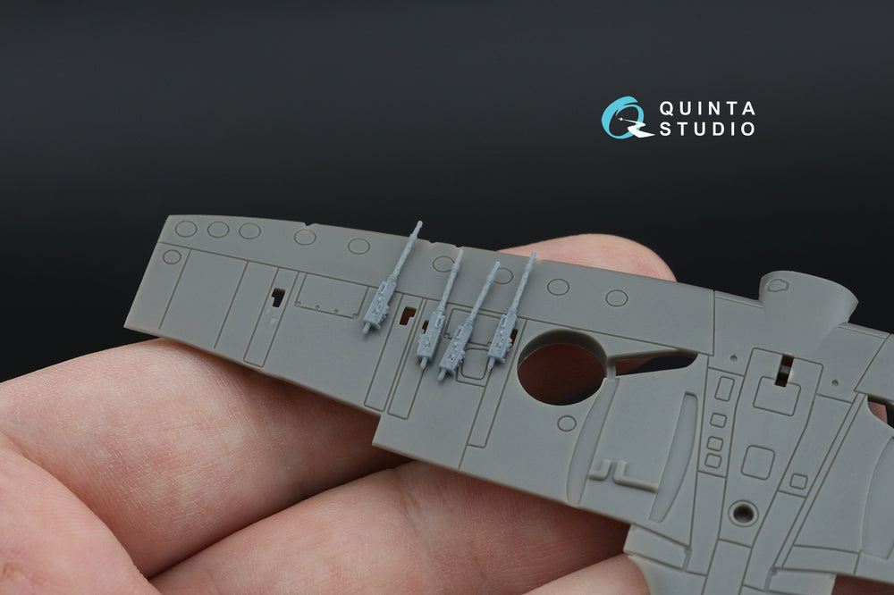 Quinta Studio QT72019 1:72 Browning Mk.II Machine gun, 4 pcs