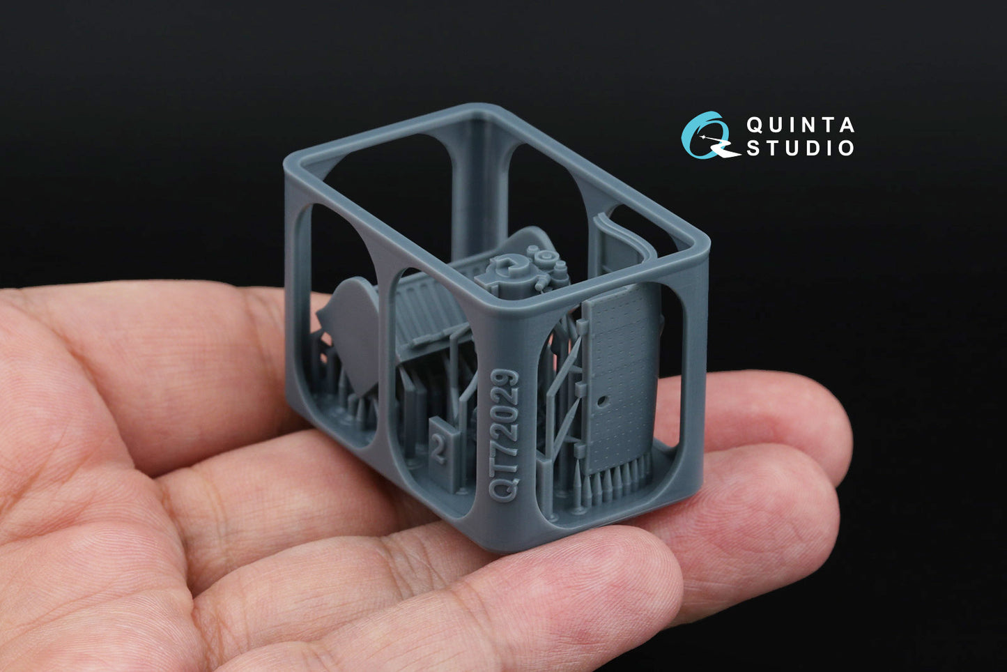 Quinta Studio QT72029 1:72 Kamov Ka-52/Ka-52M Engine with bay & cover, portside