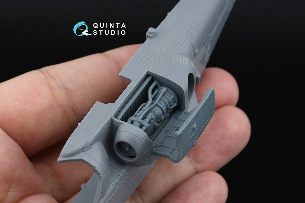 Quinta Studio QT72029 1:72 Kamov Ka-52/Ka-52M Engine with bay & cover, portside