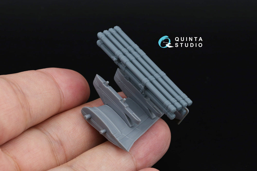 Quinta Studio QT72032 1:72 9K121 Vikhr ATGM, six-pack kit
