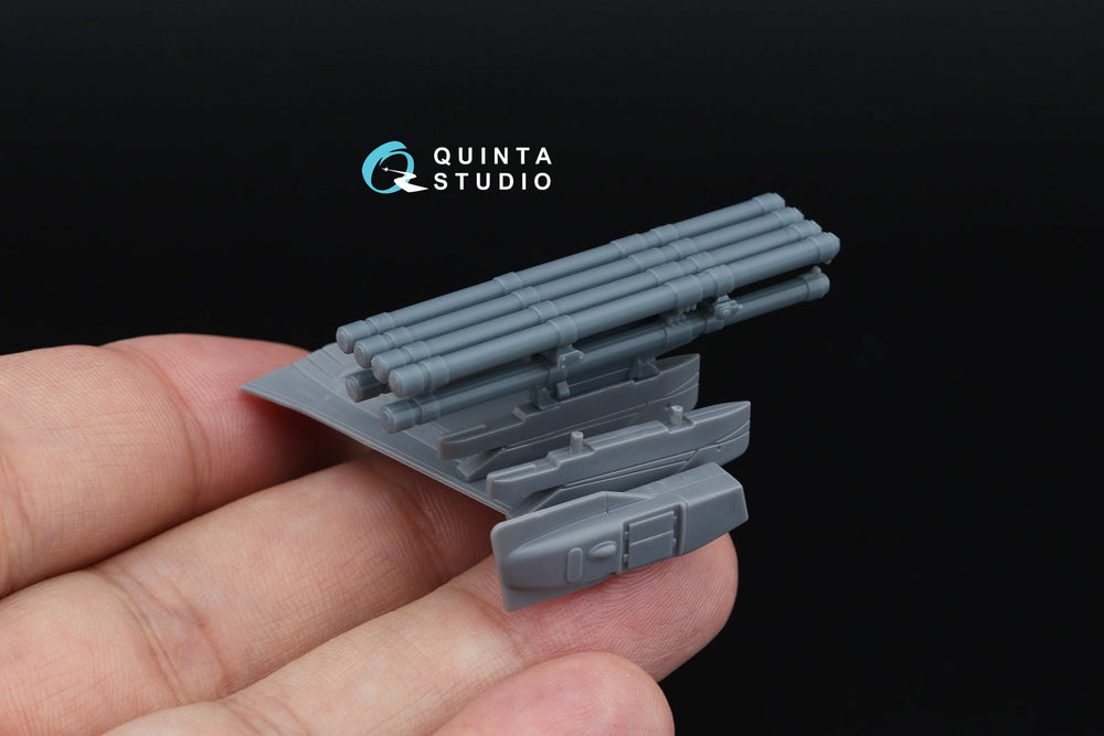 Quinta Studio QT72032 1:72 9K121 Vikhr ATGM, six-pack kit