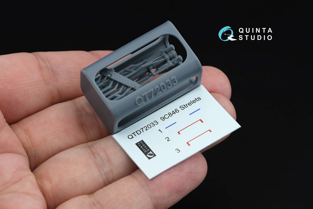 Quinta Studio QT72033 1:72 9S846 Strelets, twin launch module kit