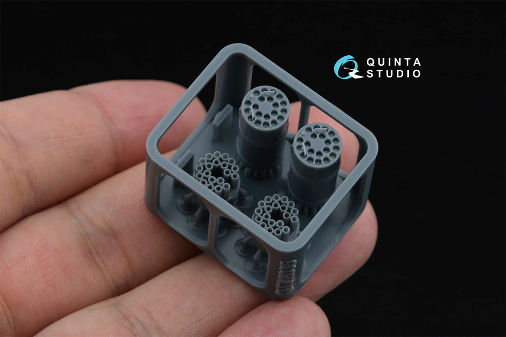 Quinta Studio QT72035 1:72 B-8V20A rocket pods, 2 pcs