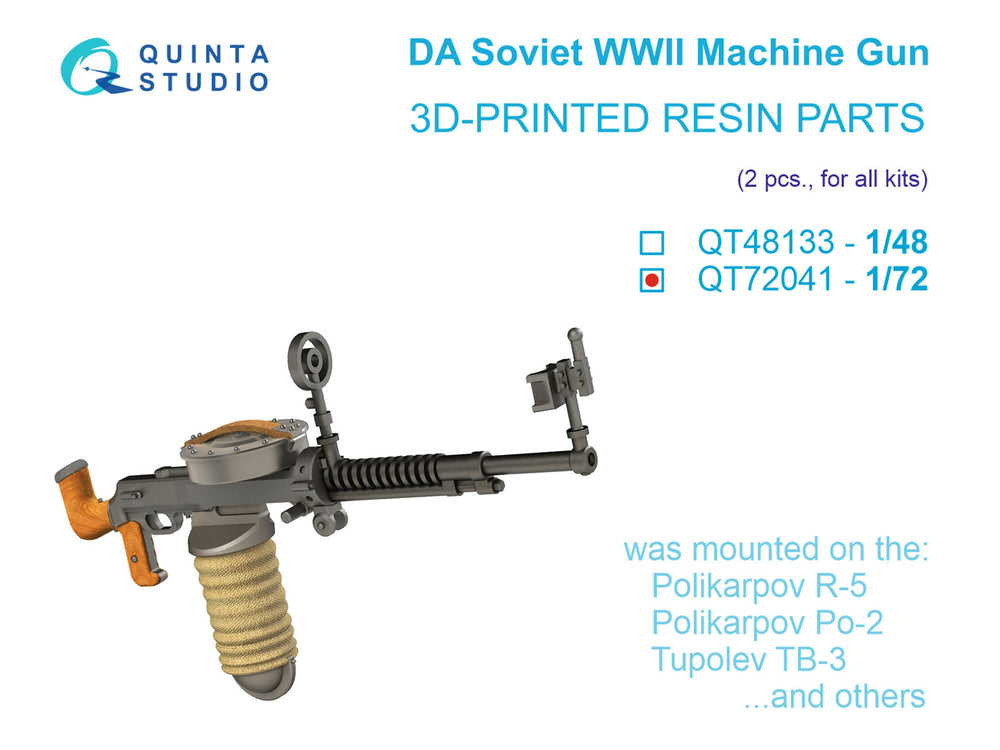 Quinta Studio QT72041 1:72 DA Machine Gun
