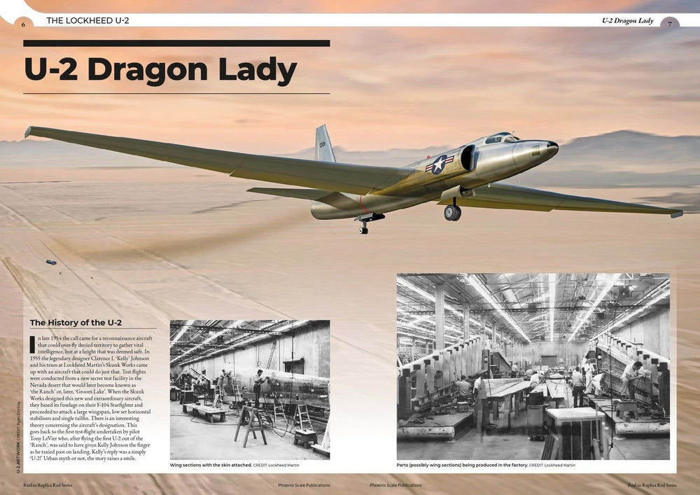 Phoenix Scale Publications R2RRED05 The Lockheed U-2 Dragon Lady by Ryan Doring
