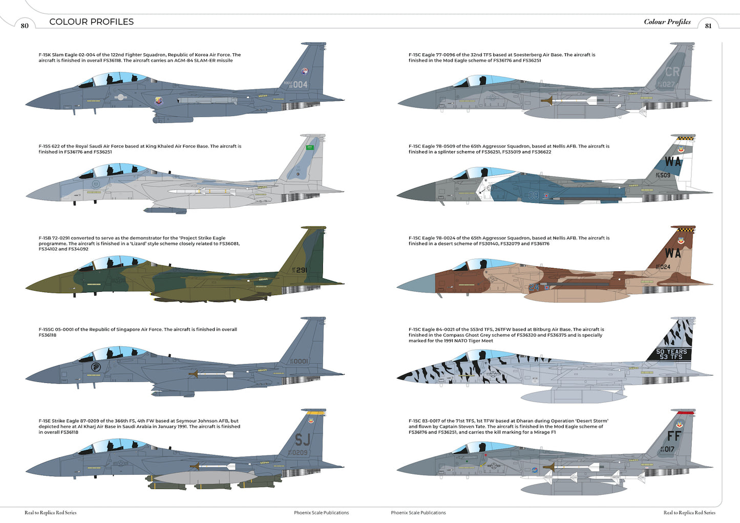 Phoenix Scale R2RRED06 F-15 Eagle USAF & International Versions