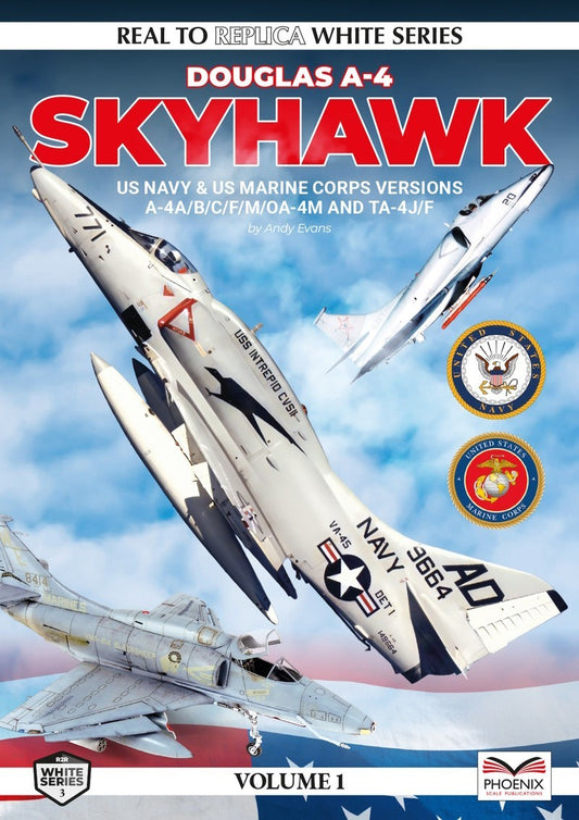 Phoenix Scale R2RWHITE03 A-4 Skyhawk Vol 1 USN/USMC Variants