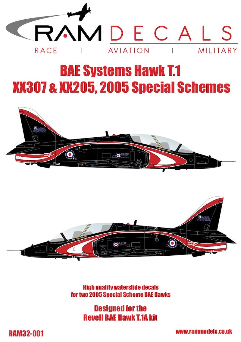 Ram Models RAMM32001 1:32 BAe Systems Hawk 2007 Special Scheme