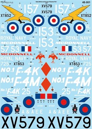 Ram Models RAMM48001 1:48 British Phantom FG.1 XT595 Test Pilot