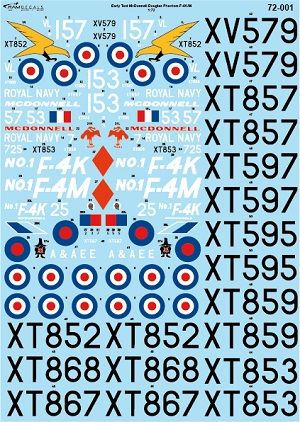 Ram Models RAMM72001 1:72 British Phantom FG.1 XT595 Test Pilot