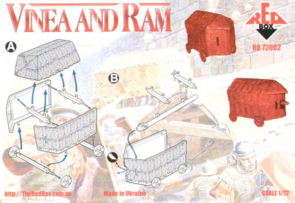 Red Box RB72002 1:72 Vinea and Ram siege ending equipment