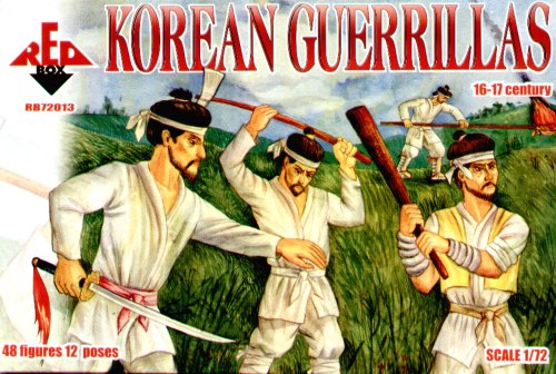 Red Box RB72013 1:72 Korean Guerrillas 16-17 Century