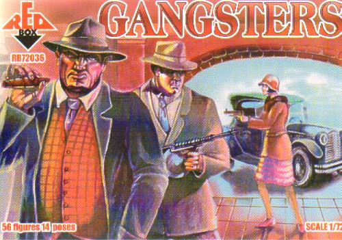 Red Box RB72036 1:72 American Gangsters 1920's era