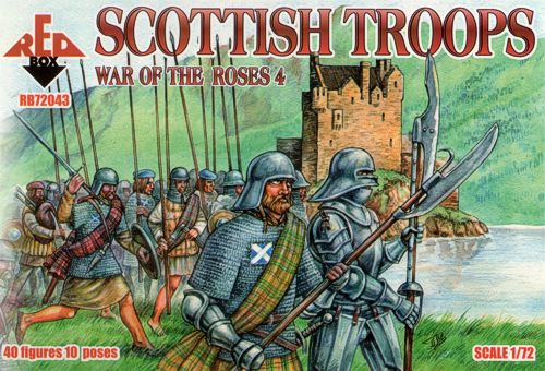 Red Box RB72043 1:72 Scottish troops, War of the Roses 4