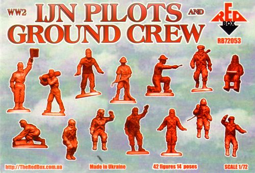 Red Box RB72053 1:72 Japanese Navy pilots and ground crew