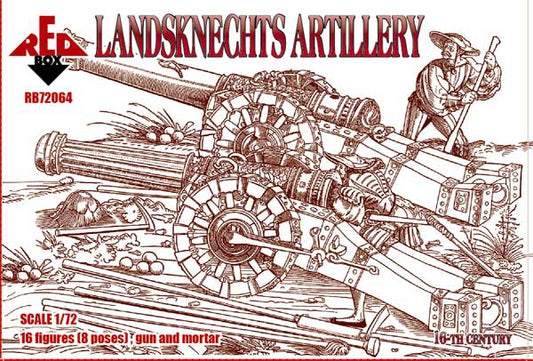 Red Box RB72064 1:72 Landsknechts Artillery 16 c.