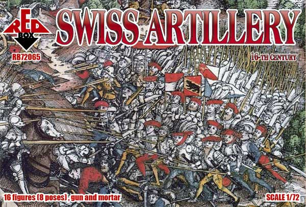 Red Box RB72065 1:72 Swiss Artillery 16 c.