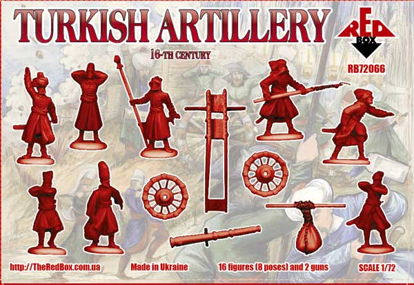 Red Box RB72066 1:72 Turkish Artillery 16th century