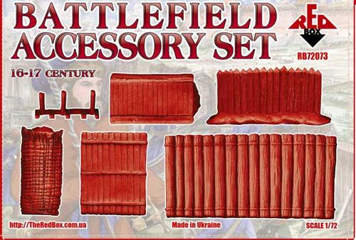 Red Box RB72073 1:72 Battlefield Accessory Set 16-17 century