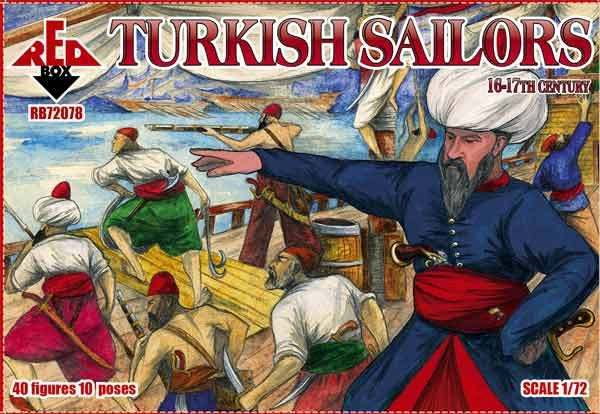 Red Box RB72078 1:72 Turkish sailors, 16-17th century