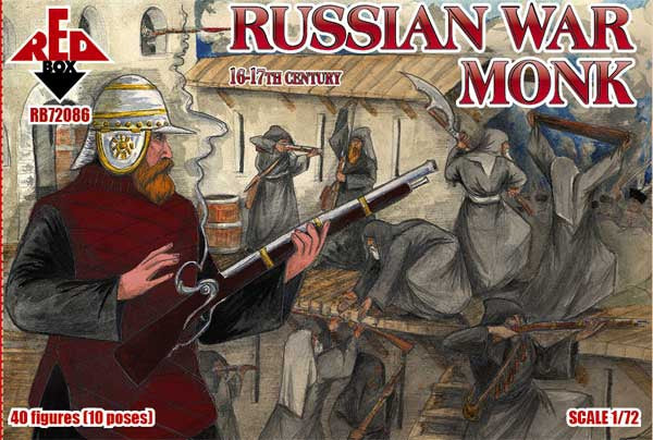 Red Box RB72086 1:72 Soviet war monk, 16-17th century