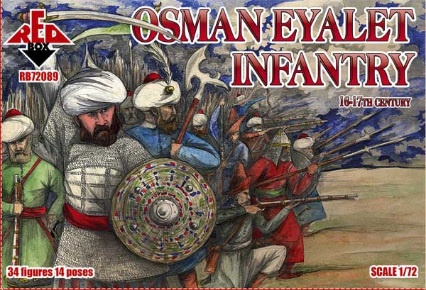 Red Box RB72088 1:72 Osman Eyalet infantry, 16-17th century
