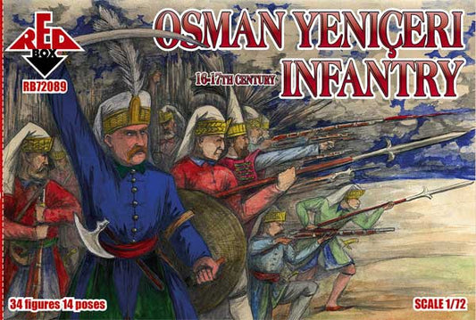 Red Box RB72089 1:72 Osman Yeniceri infantry, 16-17th century