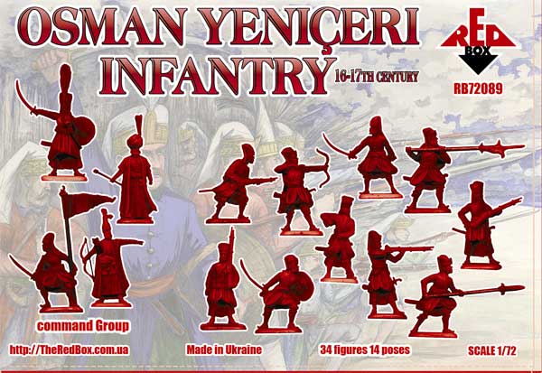 Red Box RB72089 1:72 Osman Yeniceri infantry, 16-17th century