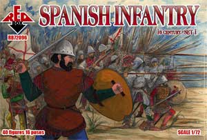 Red Box RB72096 1:72 Spanish Infantry 16th century set 1