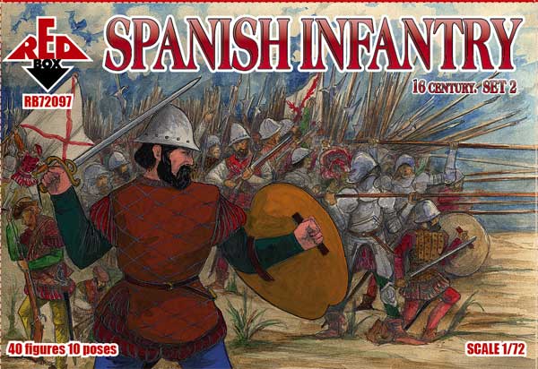 Red Box RB72097 1:72 Spanish Infantry Set 2 16 c.
