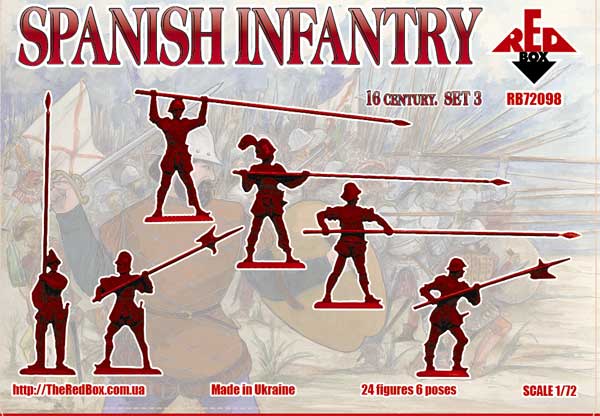 Red Box RB72098 1:72 Spanish Infantry