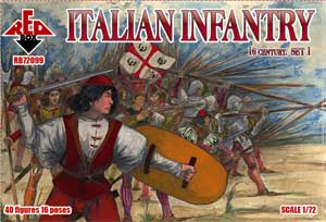 Red Box RB72099 1:72 Italian Infantry 16th century set 1