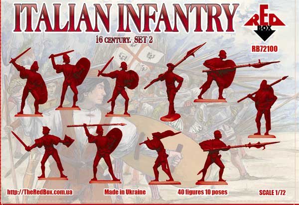 Red Box RB72100 1:72 Italian Infantry