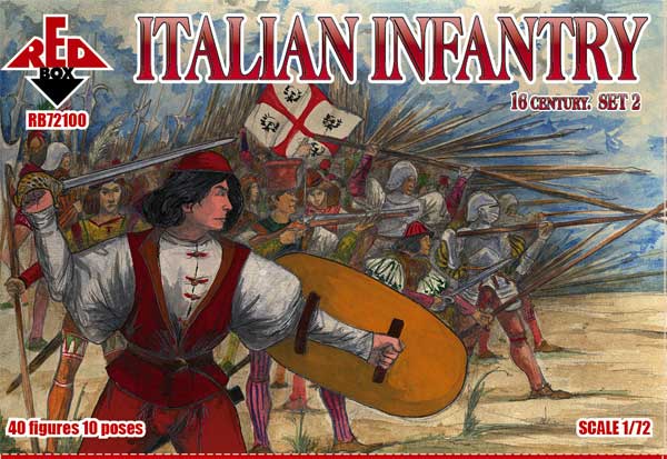 Red Box RB72100 1:72 Italian Infantry