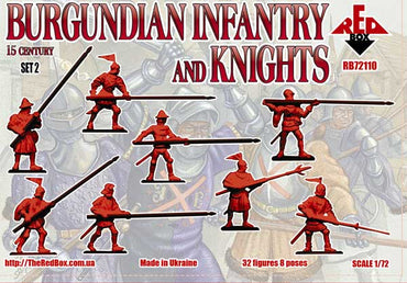 Red Box RB72110 1:72 Burgundian infantry and knights