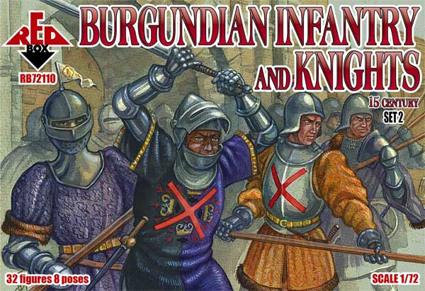 Red Box RB72110 1:72 Burgundian infantry and knights