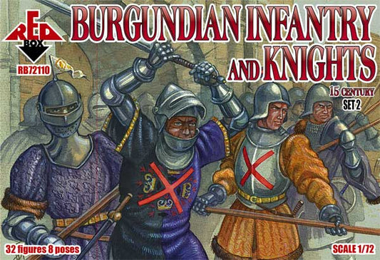 Red Box RB72110 1:72 Burgundian infantry and knights