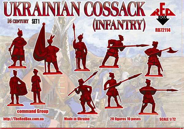 Red Box RB72114 1:72 Ukrainian cossack infantry