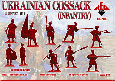 Red Box RB72114 1:72 Ukrainian cossack infantry