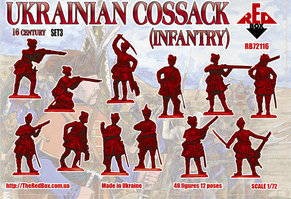 Red Box RB72116 1:72 Ukrainian cossack infantry