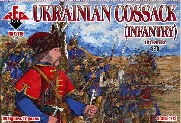 Red Box RB72116 1:72 Ukrainian cossack infantry