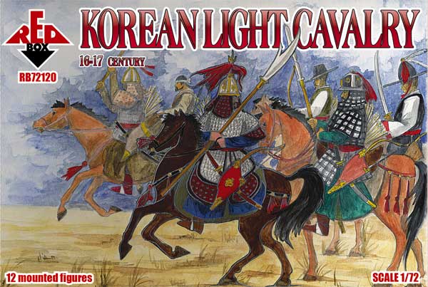 Red Box RB72120 1:72 Korean Light Cavalry 16-17 century