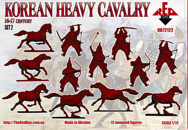 Red Box RB72122 1:72 Korean Heavy Cavalry 16-17 century